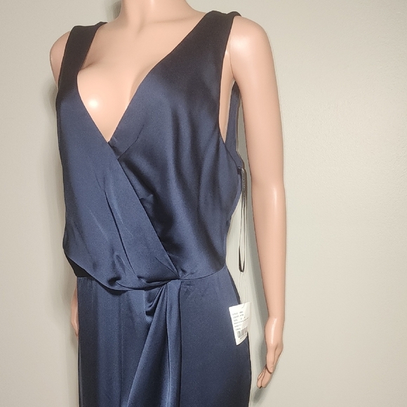 After Six Navy Blue Maxi Dress - Picture 3 of 12